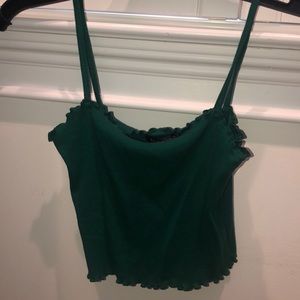 Frilly Green Tank!
